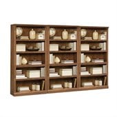 Sauder Storage Five Shelf Wall Bookcase in Oiled Oak Finish