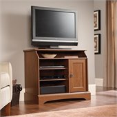 Sauder Graham Hill Highboy TV Stand in Autumn Maple