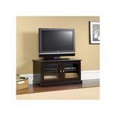 Sauder TV Stand in Cinnamon Cherry
