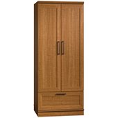Sauder HomePlus Wardrobe Armoire in Sienna Oak Finish