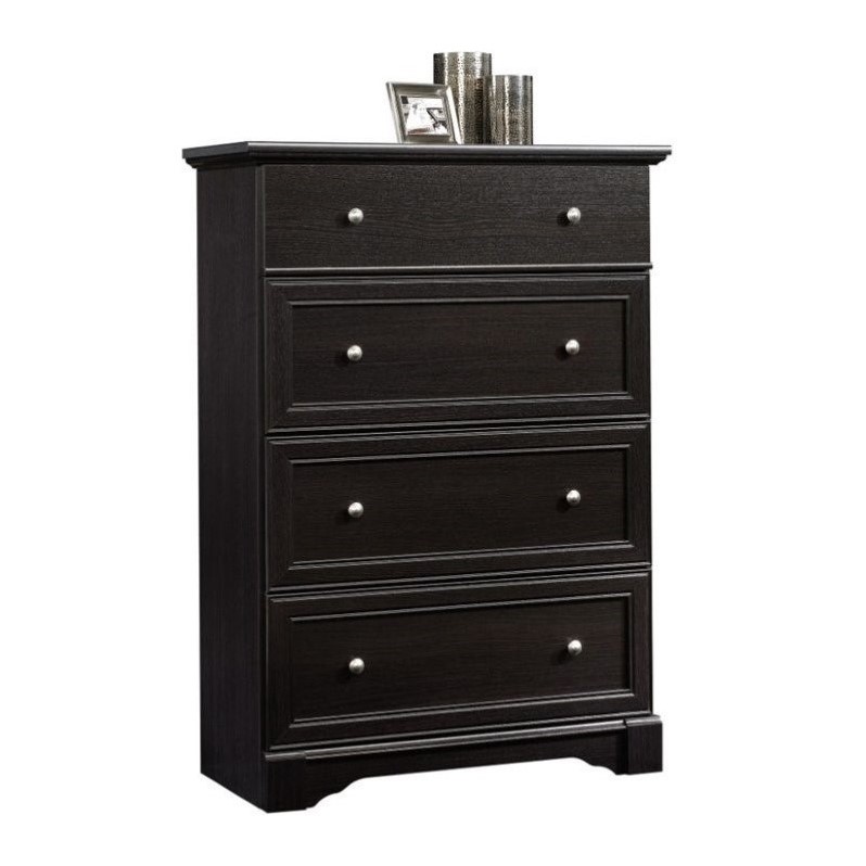 Sauder Avenue Eight 4 Drawer Chest In Wind Oak Stops Feature Patented Tslot Embly Systempatented Interlocking Safety Mechanism Allows Only One Drawer Open At A Timespecifications Overall Product