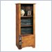 Sauder Colony Maple Audio Pier in Brushed Maple Wood Finish