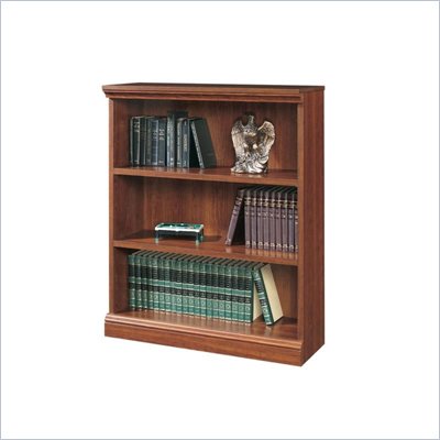 3-Shelf Bookcase in Planked Cherry Finish