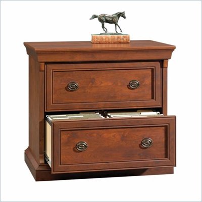 Sauder Arbor Gate 2 Drawer Lateral Wood File Cabinet in Coach Cherry