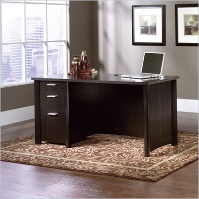 Sauder Aspen Desk in Wind Oak Finish