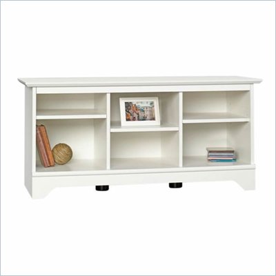 Sauder Falls Village Storage/Footboard Bench in Soft White