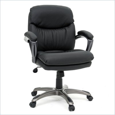 Sauder Gruga Duraplush Managers Chair in Black