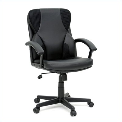 Sauder Gruga Duraplush Managers Chair in Black