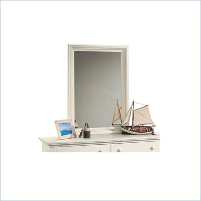 Harbor View Collection Antique White Mirror