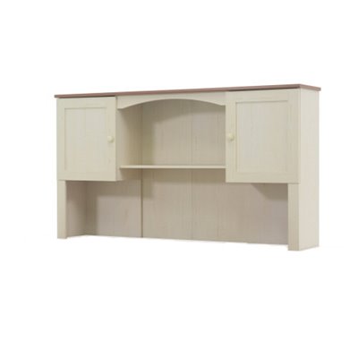 Sauder Harbor View Hutch For 403793 in Antiqued White