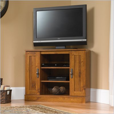 Sauder Harvest Mill Corner TV Stand