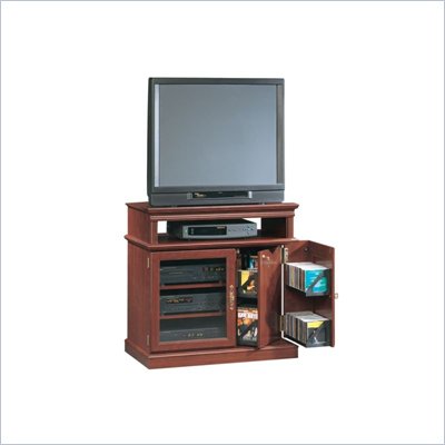 Heritage Hill TV Stand with Media Storage in Cherry