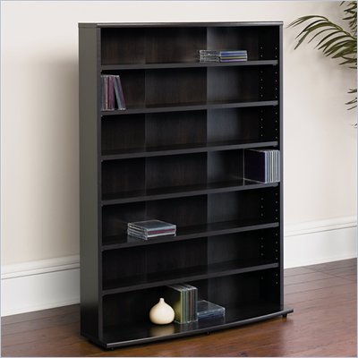 Sauder O' Sullivan Multimedia Storage Tower in Cinnamon Cherry