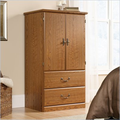 Sauder Orchard Hills Carolina Oak Armoire