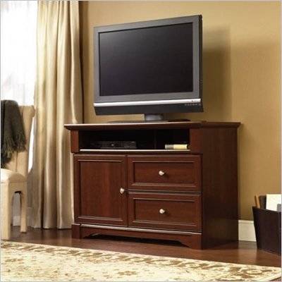 Sauder Palladia Highboy TV Stand Select in Cherry Finish