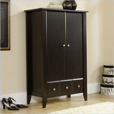 Sauder Shoal Creek Armoire in Jamocha Wood