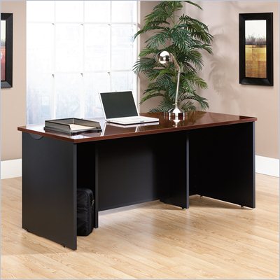 Sauder Via Executive Desk in Classic Cherry