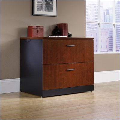 Sauder Via Lateral File in Classic Cherry