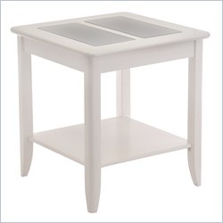 Winsome Bianca End Table in Cream