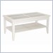 Winsome Bianca Solid Wood Coffee Table in Cream