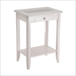 Winsome Bianca Small End Table in Cream
