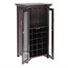 Winsome 20 Bottle Wine Cabinet with French Doors in Espresso