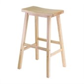Winsome 29 Saddle Bar Stool in Beech