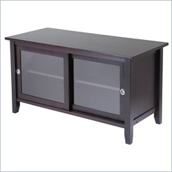 Winsome Solid Wood Media TV Stand in Espresso