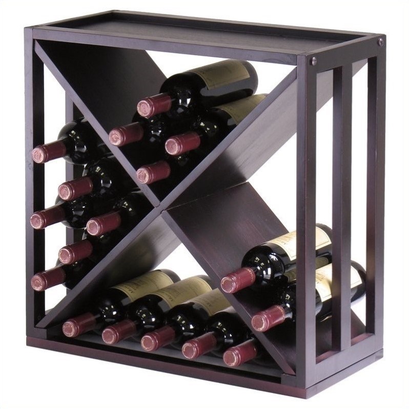 Winsome Stackable Kingston Modular X Cube holds 24-Bottle