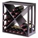 Winsome Kingston Modular and Stackable "X" Wine Cubby in Espresso