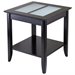 Winsome Syrah Solid Wood End Table in Espresso