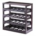 Winsome Kingston Modular and Stackable 20 Bottle Wine Cubby in Espresso