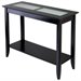 Winsome Syrah Solid Wood Console Table in Espresso