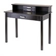 ADD TO YOUR SET: Winsome Liso Computer Desk with Hutch in Dark Espresso