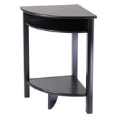 Winsome Liso Corner Table in Espresso