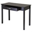 ADD TO YOUR SET: Winsome Liso Wood Writing Desk with Drawer  in Dark Espresso