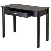 Winsome Liso Wood Writing Desk with Drawer  in Dark Espresso
