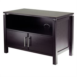 Winsome Linea Solid Wood TV Stand in Espresso