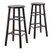 Winsome 30 Bar Stools in Espresso (Set of 2)