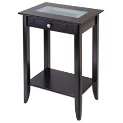 Winsome Syrah Solid Wood Phone Stand in Espresso