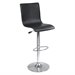 Winsome L-Shape Air Lift Adjustable Stool in Black