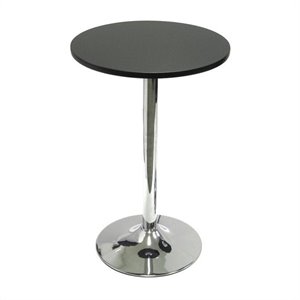 Winsome Spectrum Bistro/Tea Casual Dining Table in Black and Chrome Finish Winsome Spectrum Bistro/Tea Casual Dining Table in Black and Chrome Finish