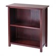 ADD TO YOUR SET: Winsome Milan 3-Tier Medium Storage Shelf in Antique Walnut