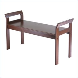 Winsome Hall Bench in Walnut
