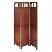 Winsome Folding Screen in Antique Walnut