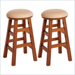 Winsome Counter Height Padded Swivel Stools (Set of 2)
