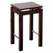 Winsome Linea 24 Counter Height Bar Stool in Espresso