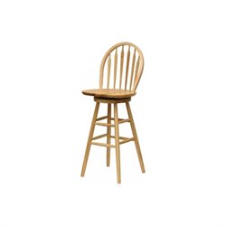 Winsome Windsor 30 Swivel Bar Stool in Natural