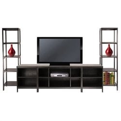 Winsome Hailey 5-Piece Entertainment Set in Espresso