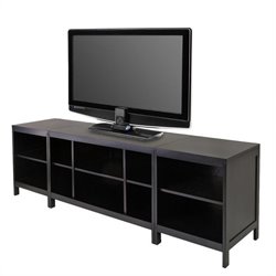 Winsome Hailey 3-Piece Modular Media Center in Espresso